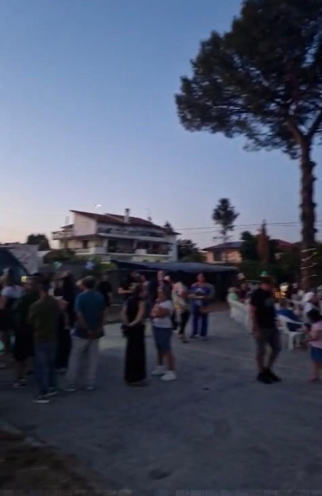 Convivialità alla serata di Carcaricola